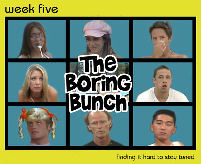 Week 5 - The Boring Bunch