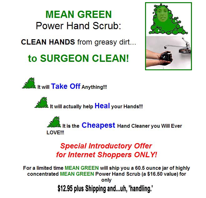Mean Green - Because....you know